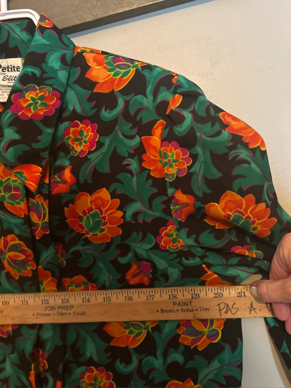 Vintage floral blouse - Picture 15 of 15